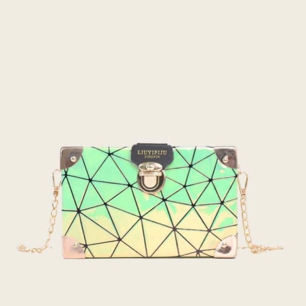 Iridescent Box Crossbody Bag